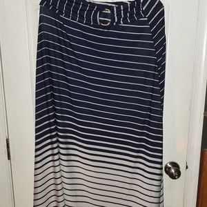 3/$15 Striped ombre maxi skirt